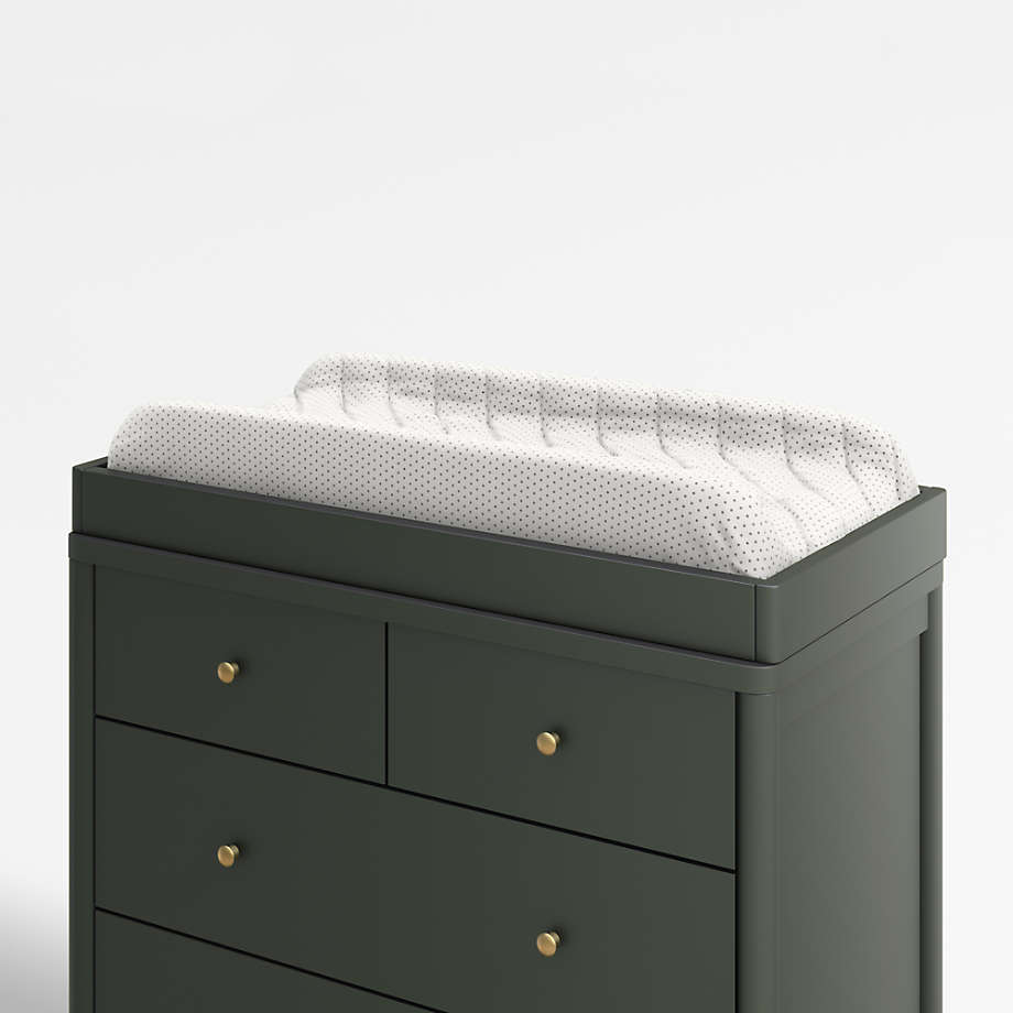 Dark wood 2025 changing table