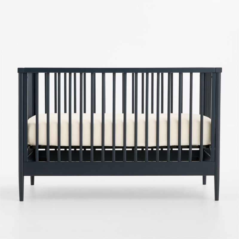 Hampshire Navy Blue Wood Convertible Baby Crib - image 3 of 11