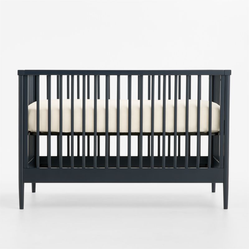 Hampshire Navy Blue Wood Convertible Baby Crib - image 4 of 11