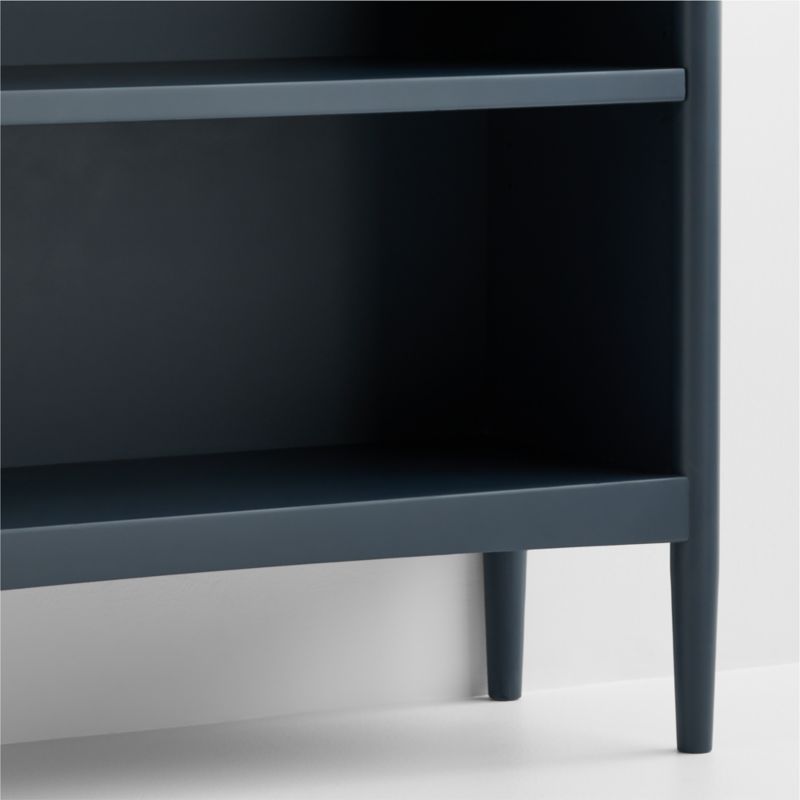 Hampshire 36" Navy Blue Wood Tall 4-Shelf Kids Bookcase - image 3 of 8