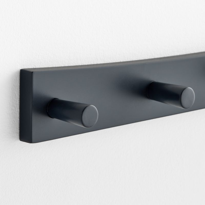 Hampshire Navy Blue Wood Kids Wall Hooks - image 2 of 8