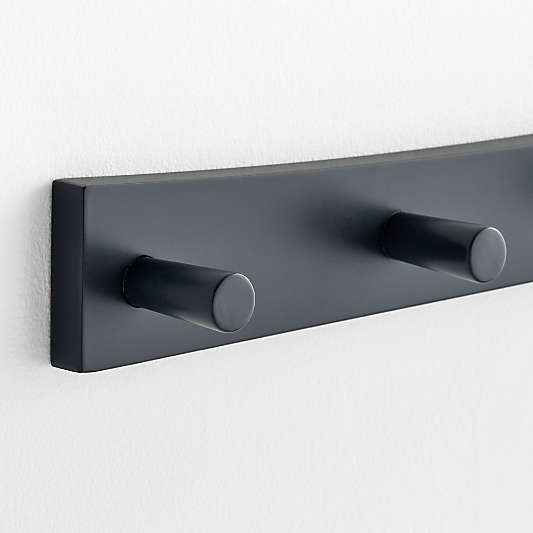 Hampshire Navy Blue Wood Kids Wall Hooks
