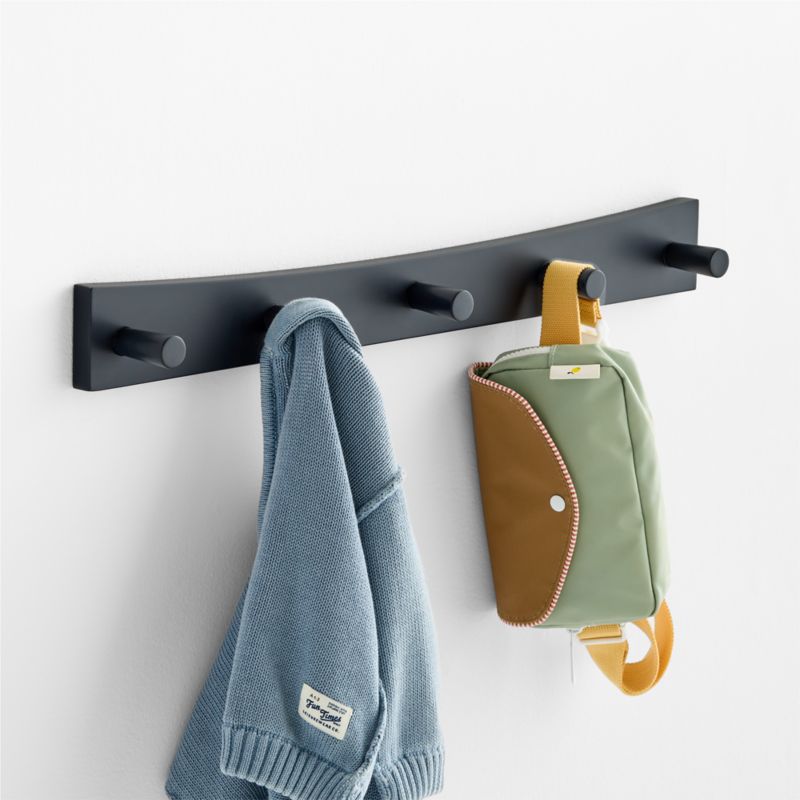 Hampshire Navy Blue Wood Kids Wall Hooks - image 1 of 8