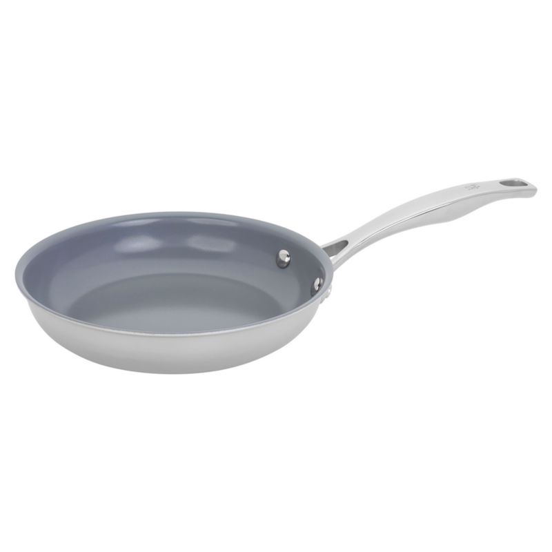 HENCKELS ® Clad H3 2-Piece 8"+10" Stainless Steel Ceramic Nonstick Fry Pan Set - image 4 of 5