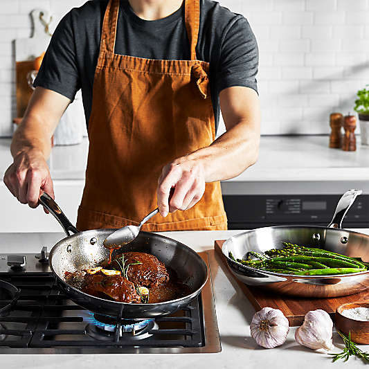 HENCKELS ® Clad H3 10" and 12" Stainless Steel Fry Pan Set