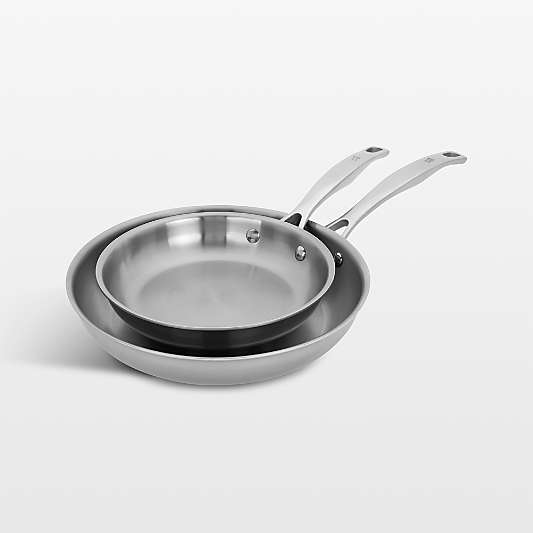 HENCKELS ® Clad H3 8" and 10" Stainless Steel Fry Pan Set