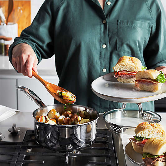 HENCKELS ® Clad H3 2-Qt. Stainless Steel Saucepan with Lid