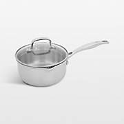 Crate & Barrel EvenCook Core ® 1.6 Qt. Stainless Steel Saucepan