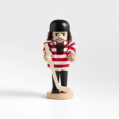 Hockey Player Handmade Christmas Nutcracker
