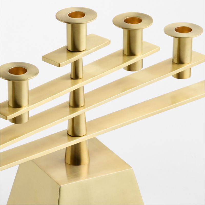 Henslow Brass Candelabra - image 2 of 4