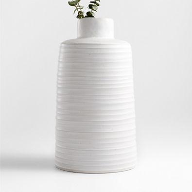 View Holden Speckled White Vase 18" details