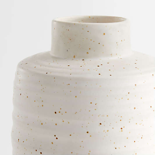 Holden Speckled White Vases