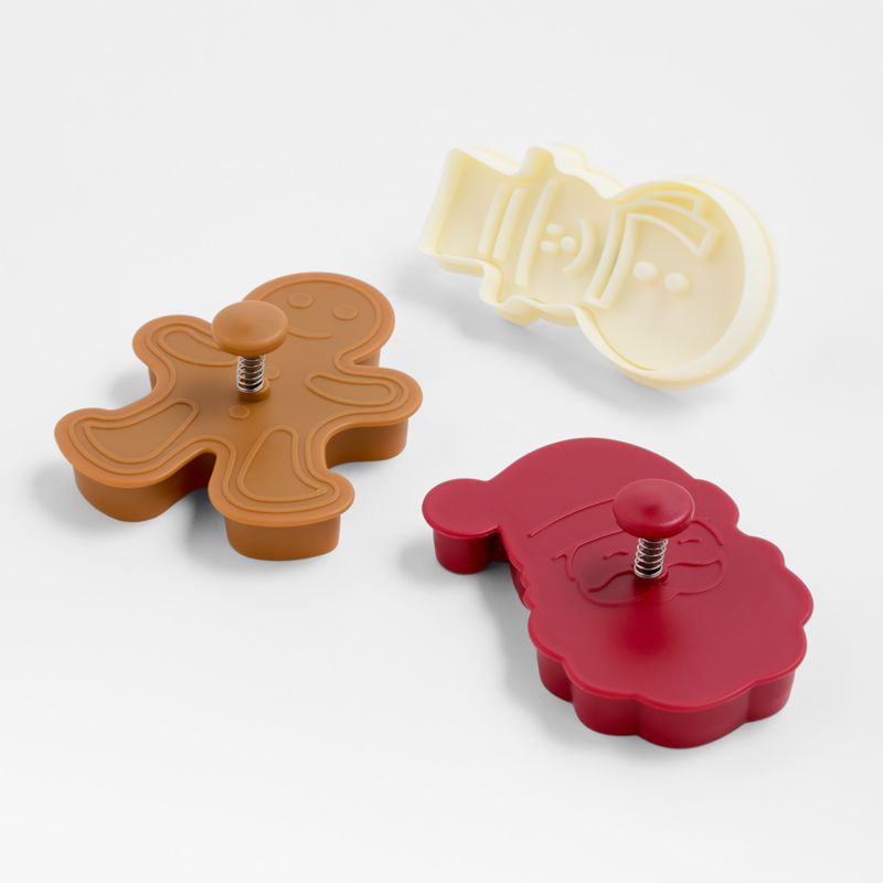 Holiday Impression Cookie Cutters, Set of 3 - image 0 of 2