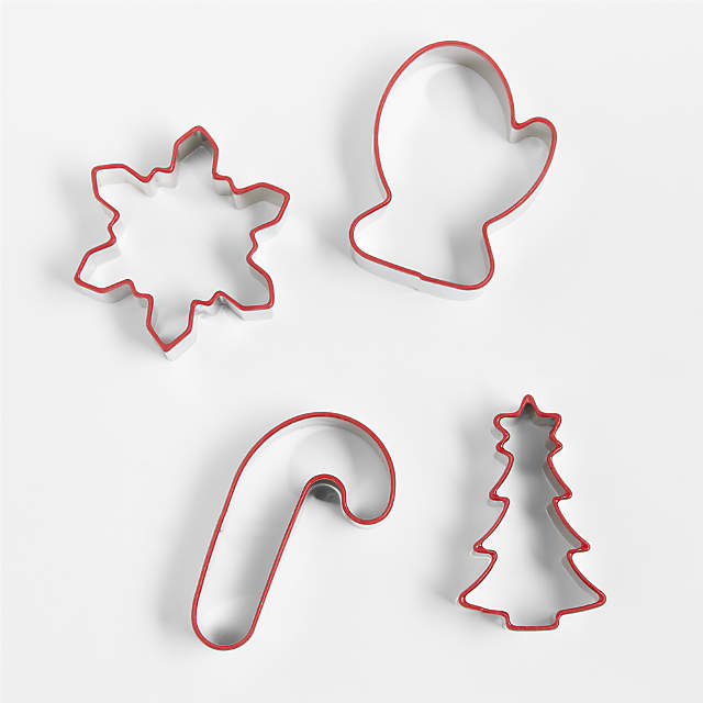 Christmas Ice Cube Trays with Holiday Cookie Cutters Set of 3