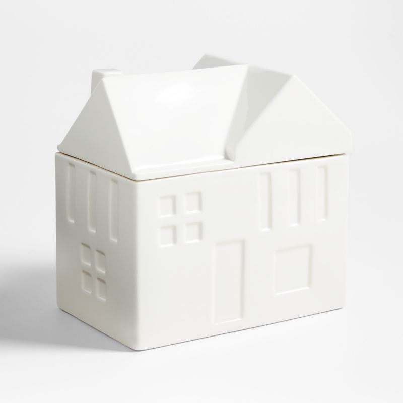 Holiday House Cookie Jar