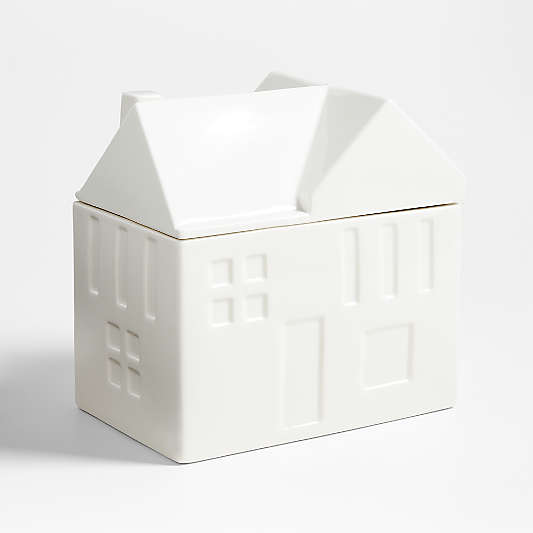 Holiday House Cookie Jar