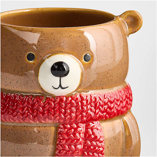 Brown Bear 13-oz. Holiday Mug