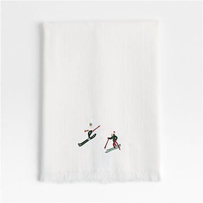 View Holiday Snow Fun Sled and Snowball Guest Towel details