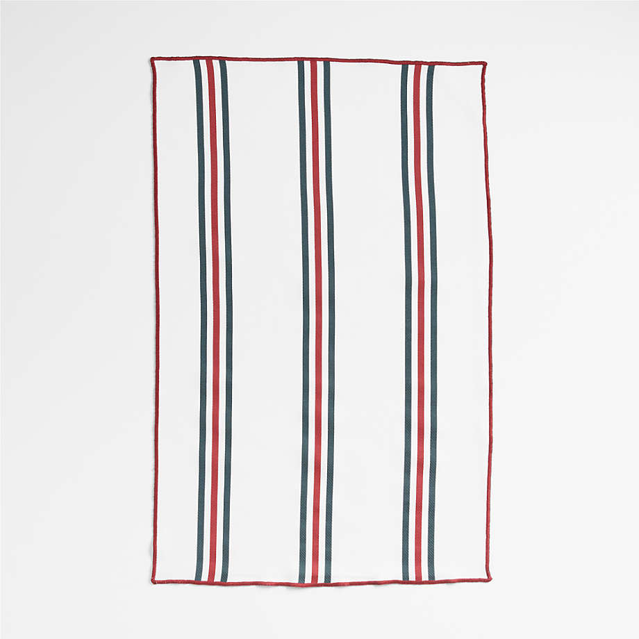 Holiday Stripe and Plaid Organic Cotton Dish Towels, Set of 2 + Reviews