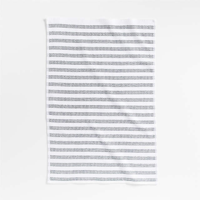 Textured Terry Indigo Organic Cotton Dish Towels, Set of 2 + Reviews