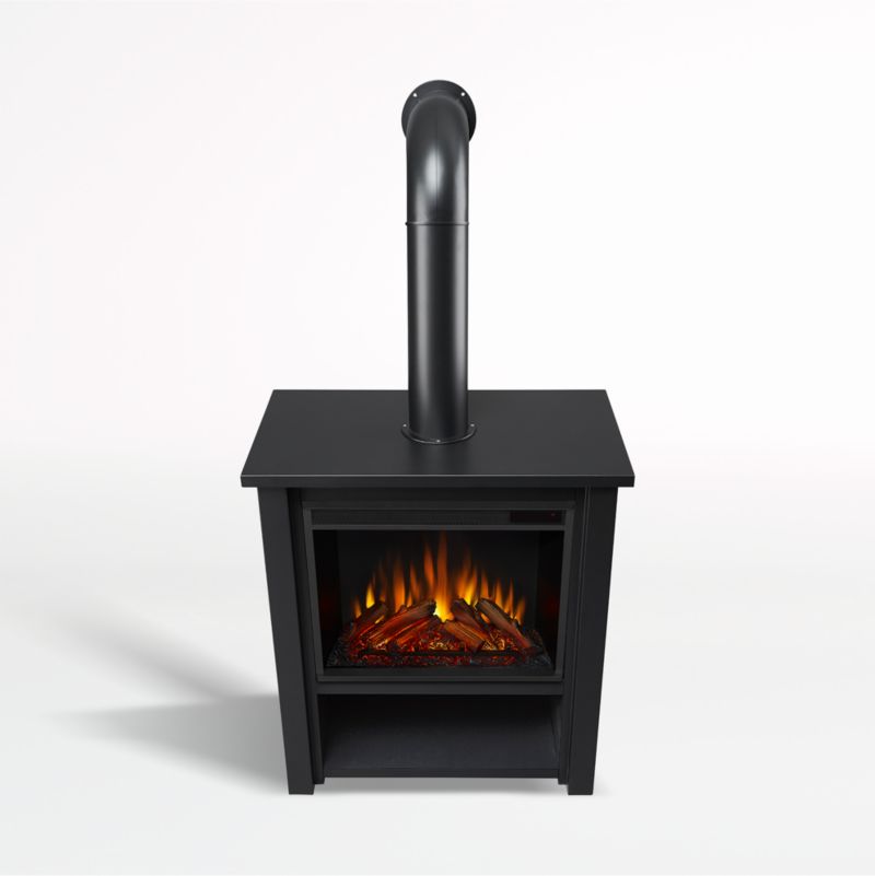 Halden Black Fireplace - image 6 of 11