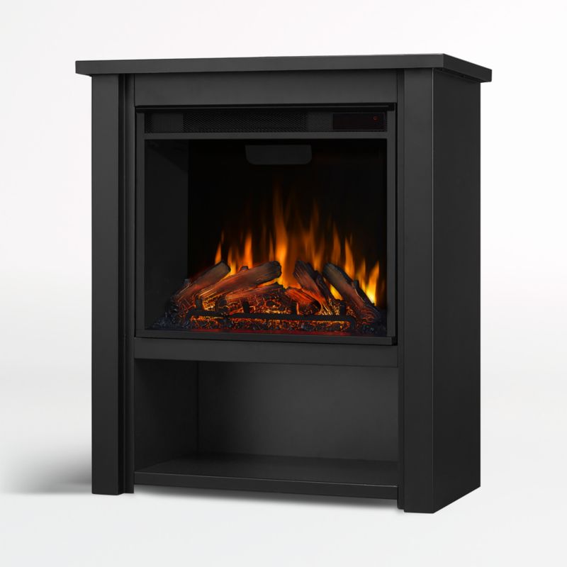 Halden Black Fireplace - image 5 of 11