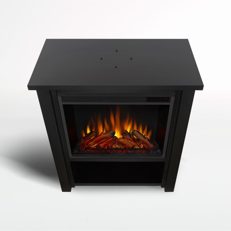 Halden Black Fireplace - image 10 of 11