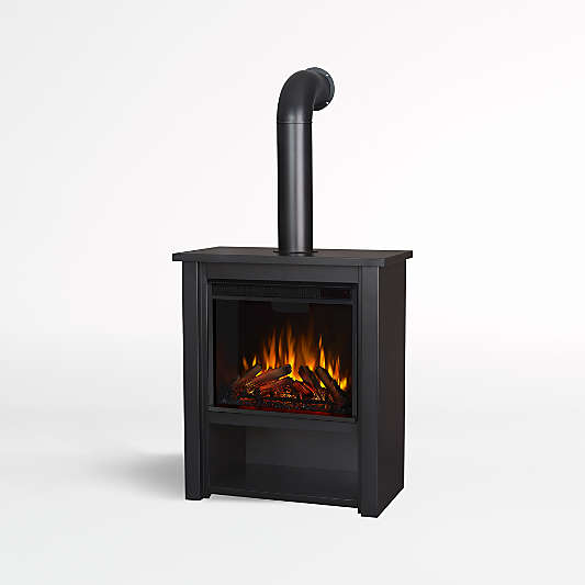 Halden Black Fireplace