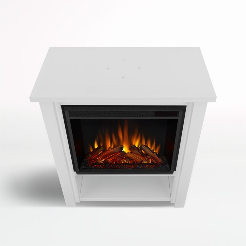 Halden White Fireplace - image 8 of 10