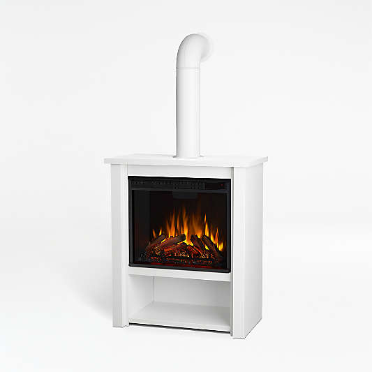 Halden White Fireplace