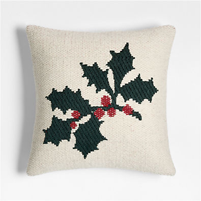 View Holly Kilim 20"x20" Arctic Ivory Multi Throw Pillow Cover details