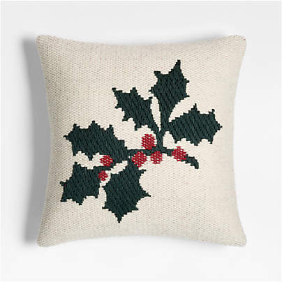 Holly Kilim 20"x20" Arctic Ivory Multi Throw Pillow with Feather Insert