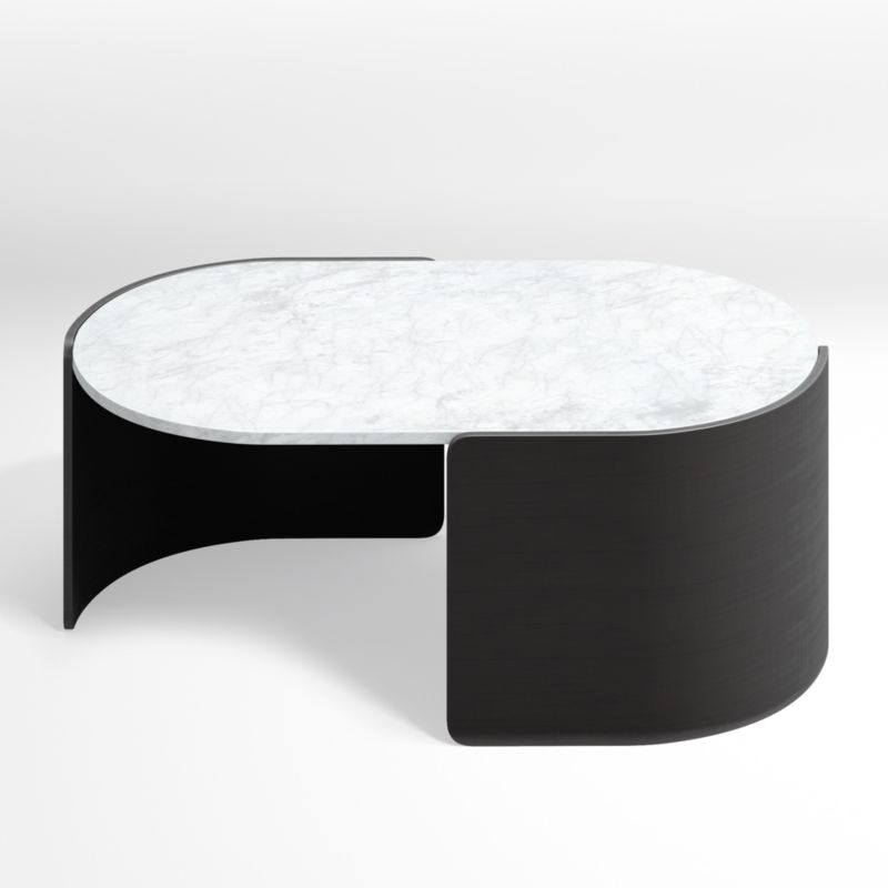 Holm Oval Marble Coffee Table