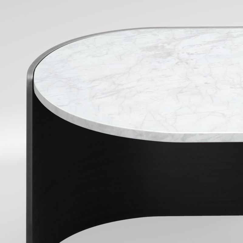 Holm Oval Marble Coffee Table