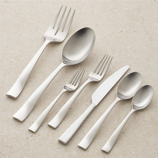 Lucca 20Piece Flatware Set + Reviews Crate & Barrel