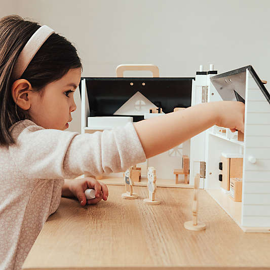 Wonder & Wise by Asweets Wooden Toddler Home Sweet Home Dollhouse