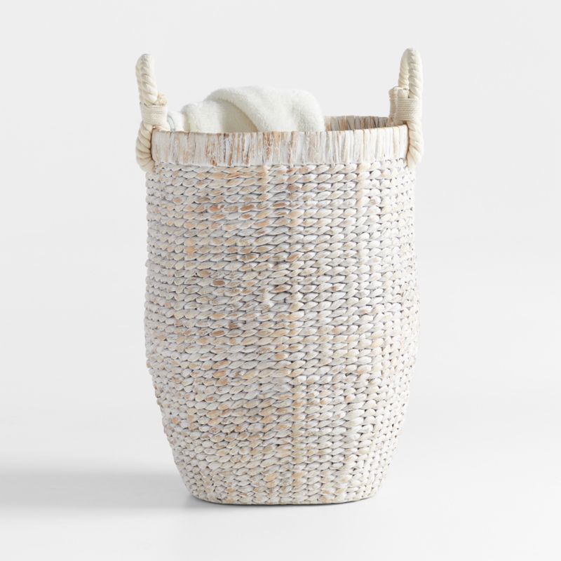 Homespun Wicker Tall Floor Kids Hamper by Leanne Ford - image 0 of 9