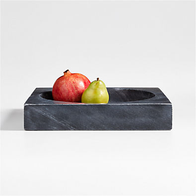 View Honor Black Marble Square Centerpiece Bowl details