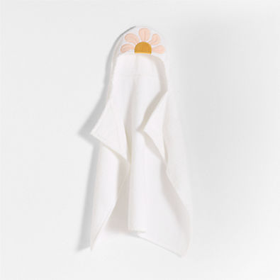 View Flower 100% Organic Cotton Hooded Baby Towel details
