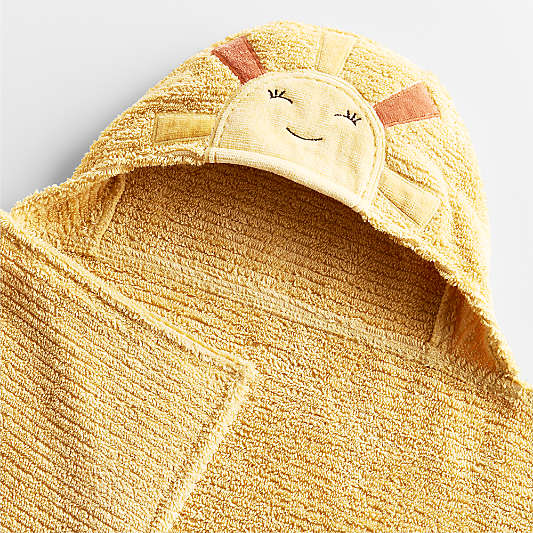 Sun 100% Organic Cotton Hooded Baby Towel