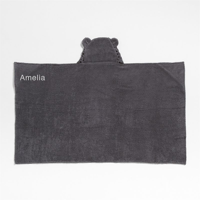 Panther Organic Cotton Hooded Kids Towel - image 2 of 6