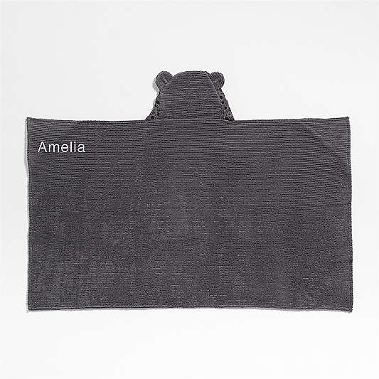 Panther Organic Cotton Hooded Kids Towel