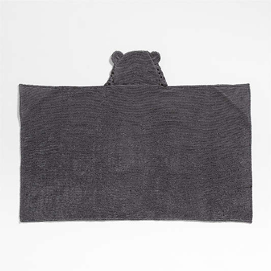 Panther Organic Cotton Hooded Kids Towel