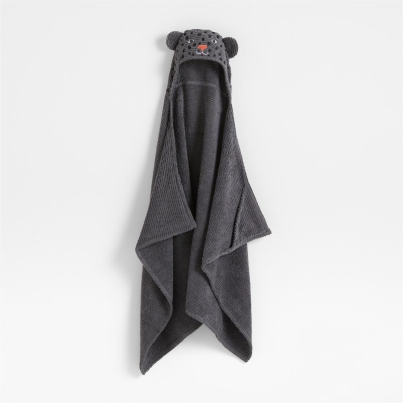 Panther Organic Cotton Hooded Kids Towel