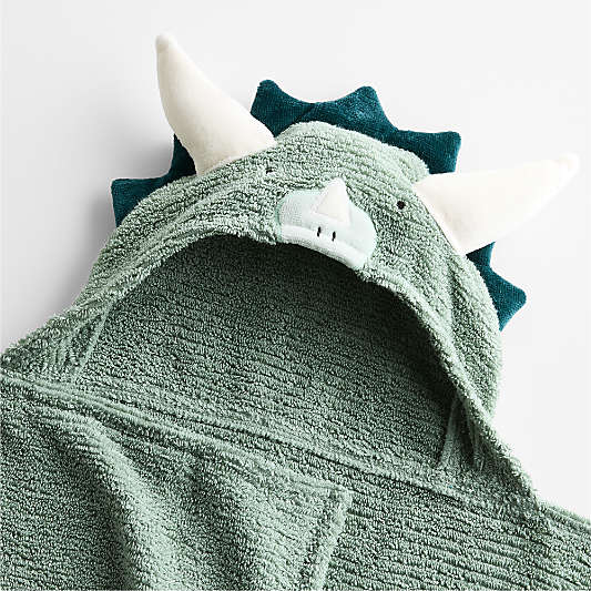 Dinosaur 100% Organic Cotton Hooded Kids Towel