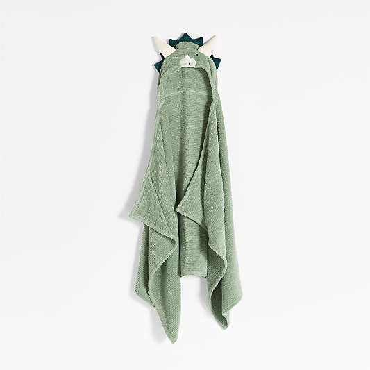 Dinosaur 100% Organic Cotton Hooded Kids Towel