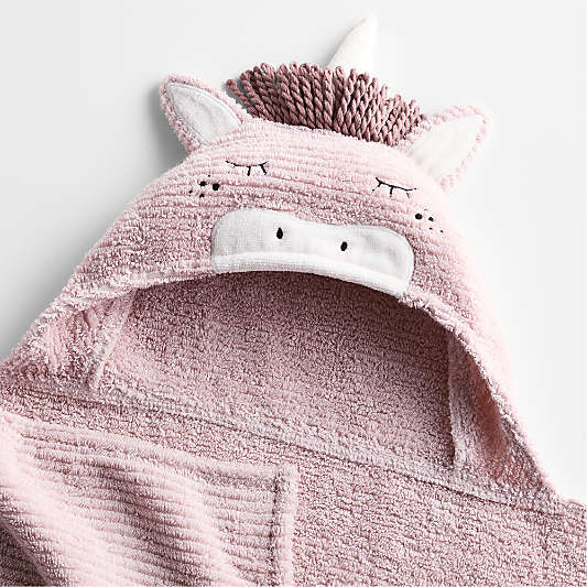 Unicorn 100% Organic Cotton Hooded Kids Towel