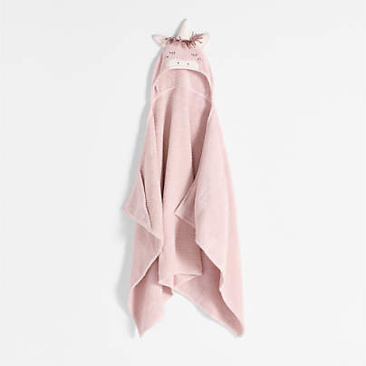 Unicorn 100% Organic Cotton Hooded Kids Towel