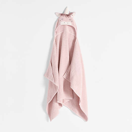 Unicorn 100% Organic Cotton Hooded Kids Towel