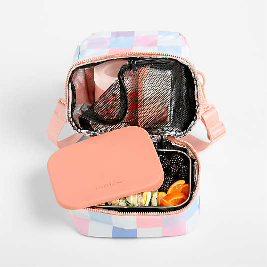 Cotton Candy Hopscotch Dual Compartment Soft Insulated Kids Lunch Box